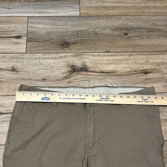 Men's Columbia Regular Fit Twill Pants SZ 40x32 Tan Stretch Casual Outdoor - Picture 4 of 11